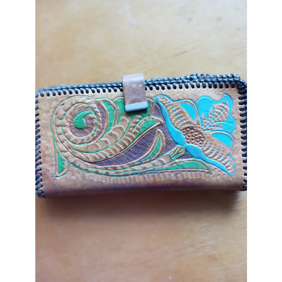 Handmade Accessories - Vintage Tooled Wallet